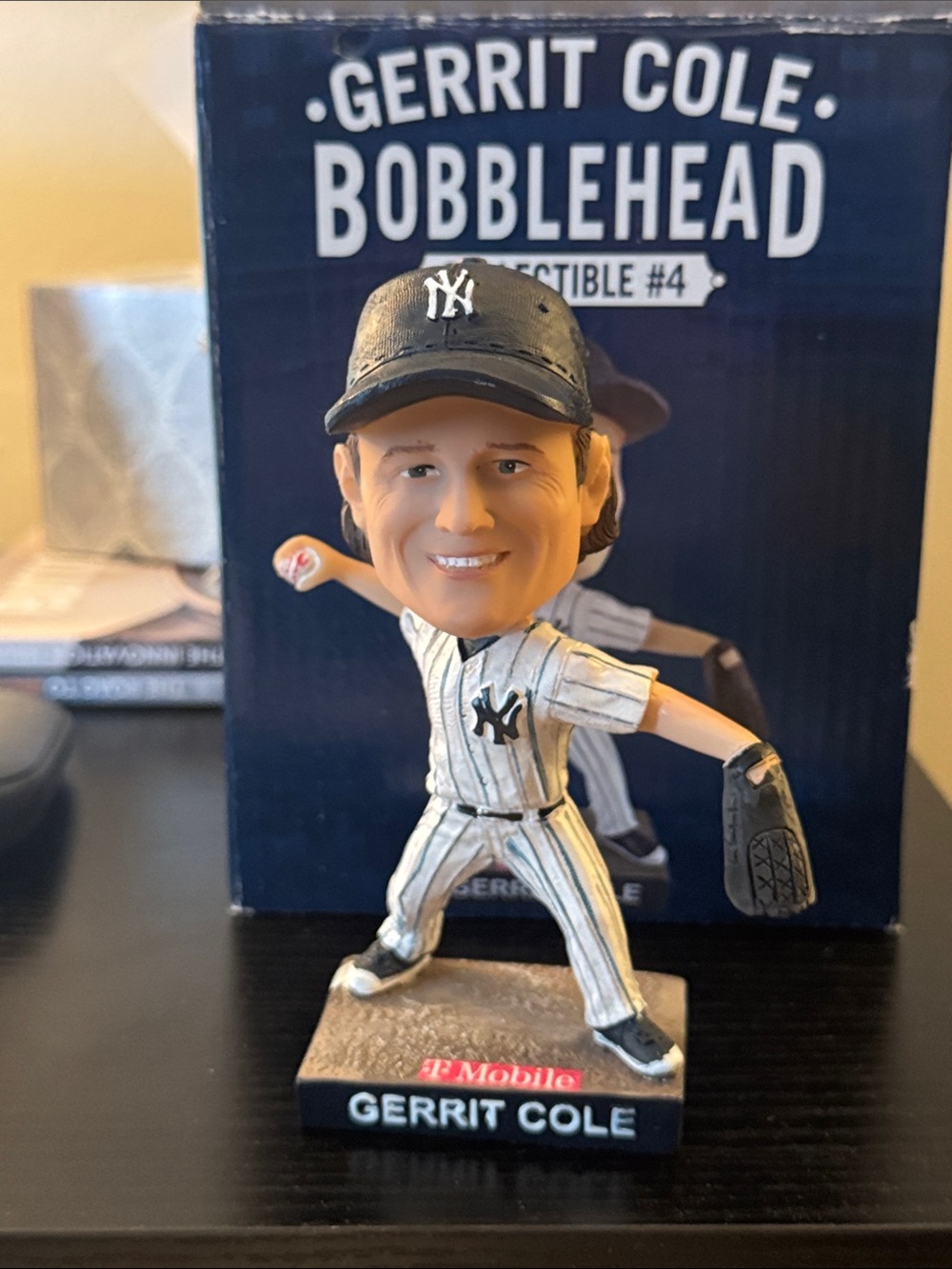 2022 Limited Edition Gerrit Cole Bobblehead - NY Yankees (Like New, Opened Box) - Picture 6 of 6